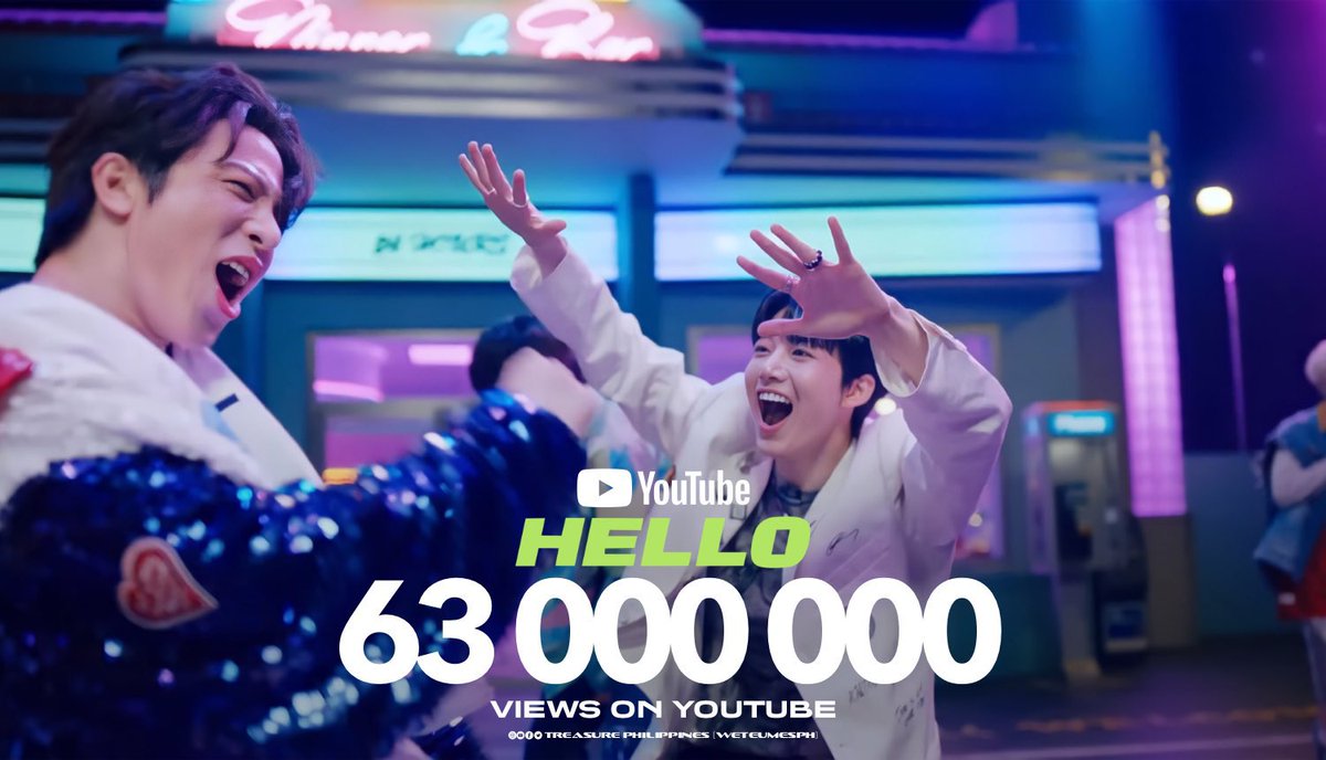 WeTeuMesPH's tweet photo. [YOUTUBE] 230220

TREASURE - 'HELLO' M/V HITS 63 MILLION VIEWS 

🎬: https://t.co/U7VK7SAZmb

#TREASURE           
#트레저      
#HELLOeverywhere
@treasuremembers https://t.co/XsgAUR1ZvY