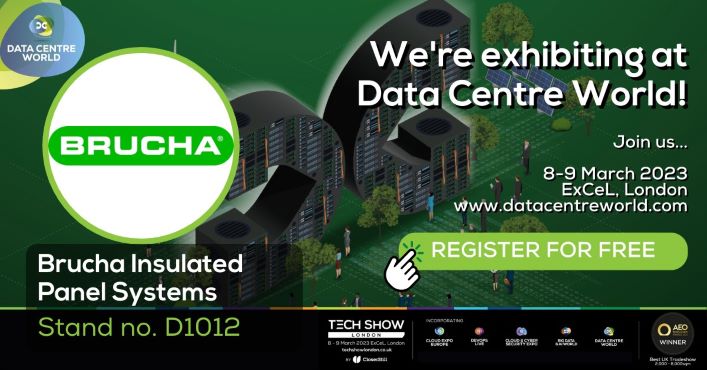 Not long to go now until we are exhibiting at the <a href="/DataCentreWorld/">Data Centre World</a> exhibition in London.  Join us on stand D1012 to see what Brucha can do for you