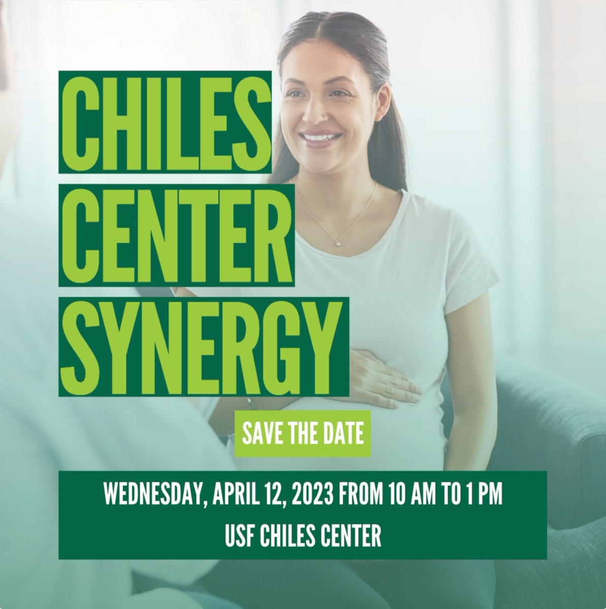 ChilesCenterUSF's tweet photo. We are getting ready for the annual Chiles Center Synergy! This event promotes evidence-based research, education, practice, and services to women, children, families and communities.  We hope to see you there! https://t.co/5jBgMNRcnJ