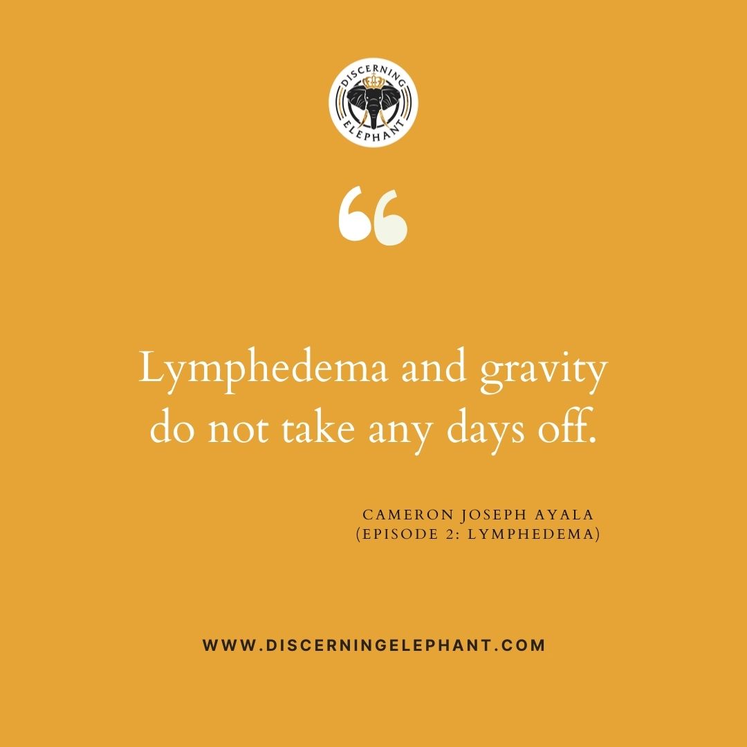 Living with lymphedema means a constant battle against gravity, but with determination and proper care, every day can be a small victory. 🧡
Follow us on spotify at bit.ly/DEspotify

#discerningelephant #podcast #inspiring #motivational  #femalepodcasts #lymphedema