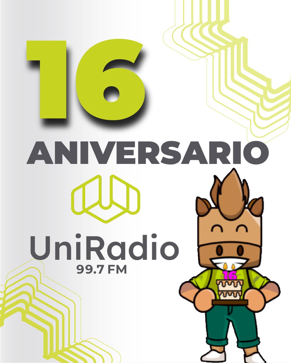¡Estamos de fiesta! 🎉📻🥳

Celebremos juntos nuestro #16Aniversario.
¡Gracias por ser parte de esta comunidad sonora! 

#UniRadioVaConmigo
#SomosUAEMéx💚💛