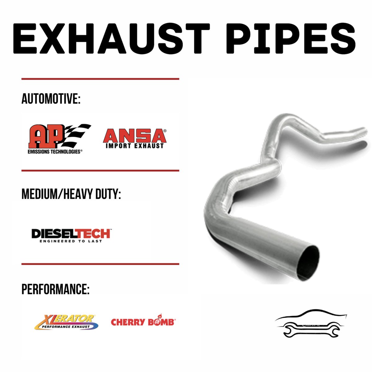 Mufflers, catalytic converters, tailpipes, exhaust pipes and components require high-quality, corrosion-resistant, dimensionally precise steel tube. From OE-replacement pre-bent exhaust pipes to the ability to customize a fit, AP is here to help! 🚗

Head to our website now!❗