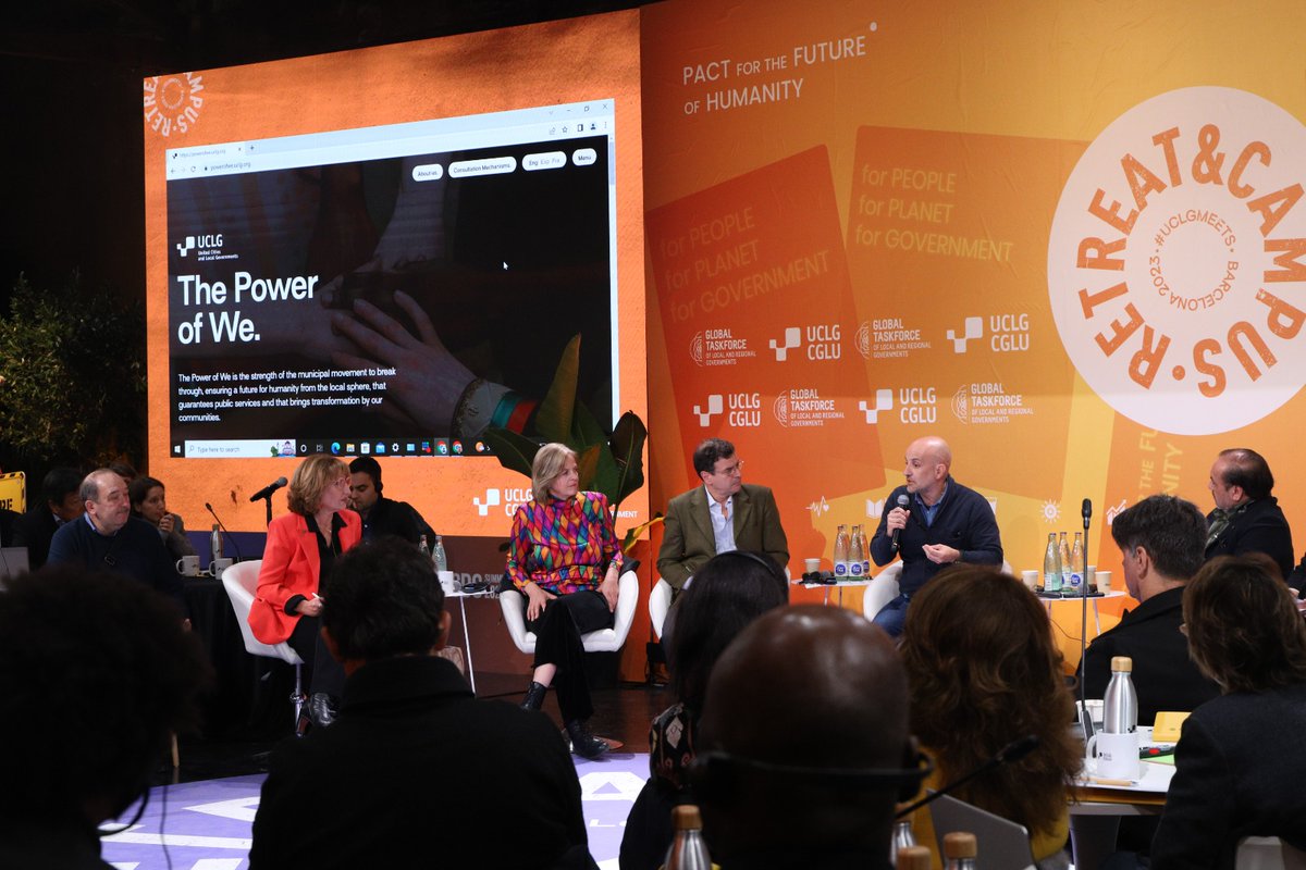 ✨In a world of a lot of challenges, we meet here to define how we are going to stick together as a municipal movement, how we will unpack the Pact for the Future, what role we will each play in this.

#UCLGMeets 🔴🟠