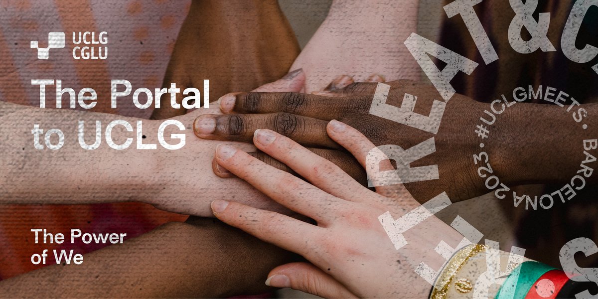 uclg_org's tweet photo. 🟢𝐓𝐡𝐞 𝐏𝐨𝐰𝐞𝐫 𝐨𝐟 𝐖𝐞 is what we are together and the processes that have brought us here. It is the ecosystem of the municipal movement

A transformative mandate for a new social contract with care at the center

Learn + at the new UCLG portal👇
https://t.co/KXsSTJCAOi https://t.co/4dyhohYfba