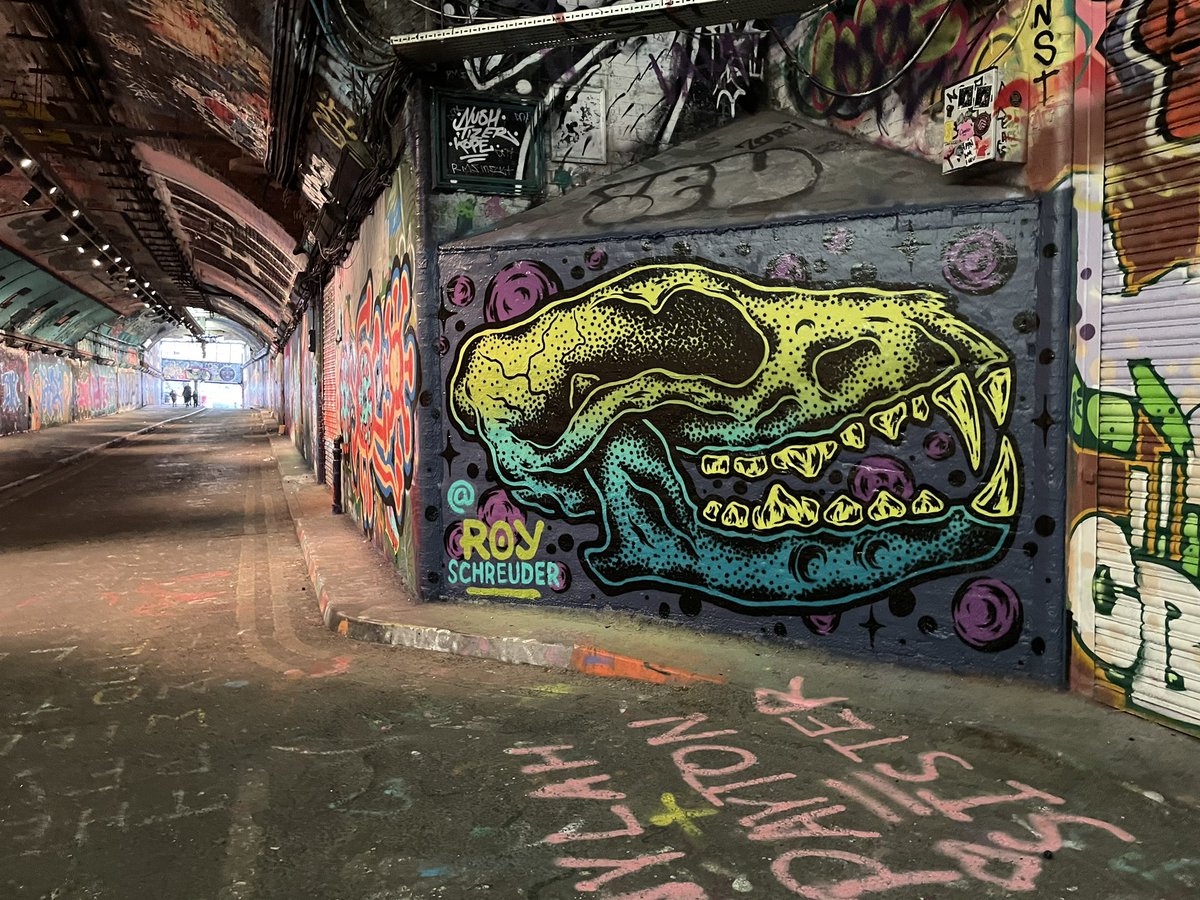 Just around the corner from the London Eye, you’ll find the Leake Street Arches. Worth the detour.