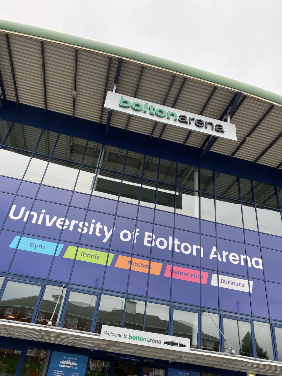 Great to see our branding refresh going up #boltonarenasportsvillage <a href="/CSAdAgency/">Cornerstone Design & Marketing</a>