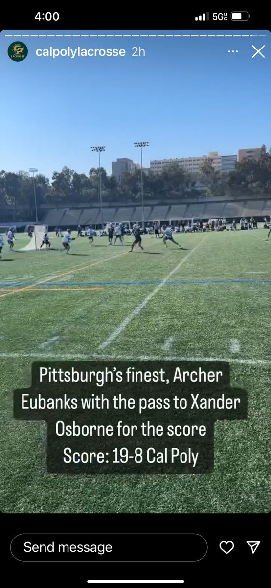 QVBoysLAX's tweet photo. Two of our own bringing it on the college lacrosse field! QVHS Class of ‘22 Archer Eubanks (CalPoly) and Kellen Auth (Utah)! #quakervalley #QVHS https://t.co/Xp8jCAcKZy