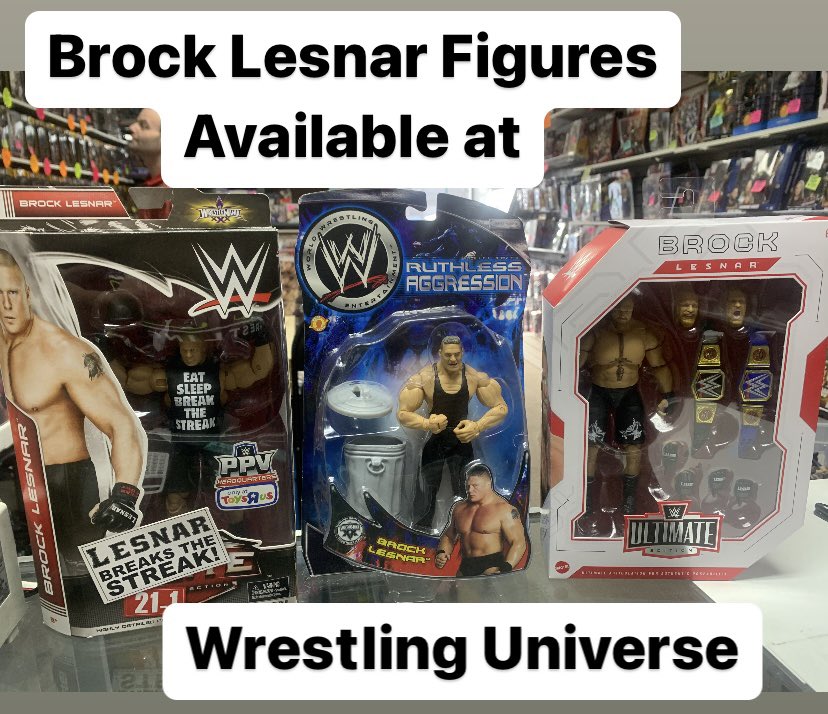 Wrestling Universe on Twitter "We have Brock Lesnar Action Figures
