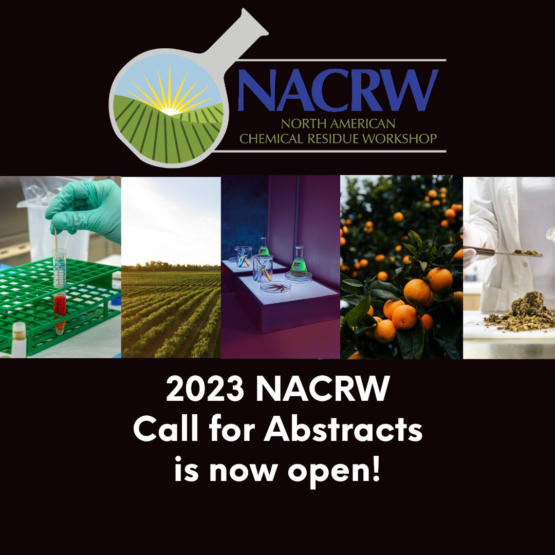 North American Chemical Residue Workshop (NACRW) tweet media