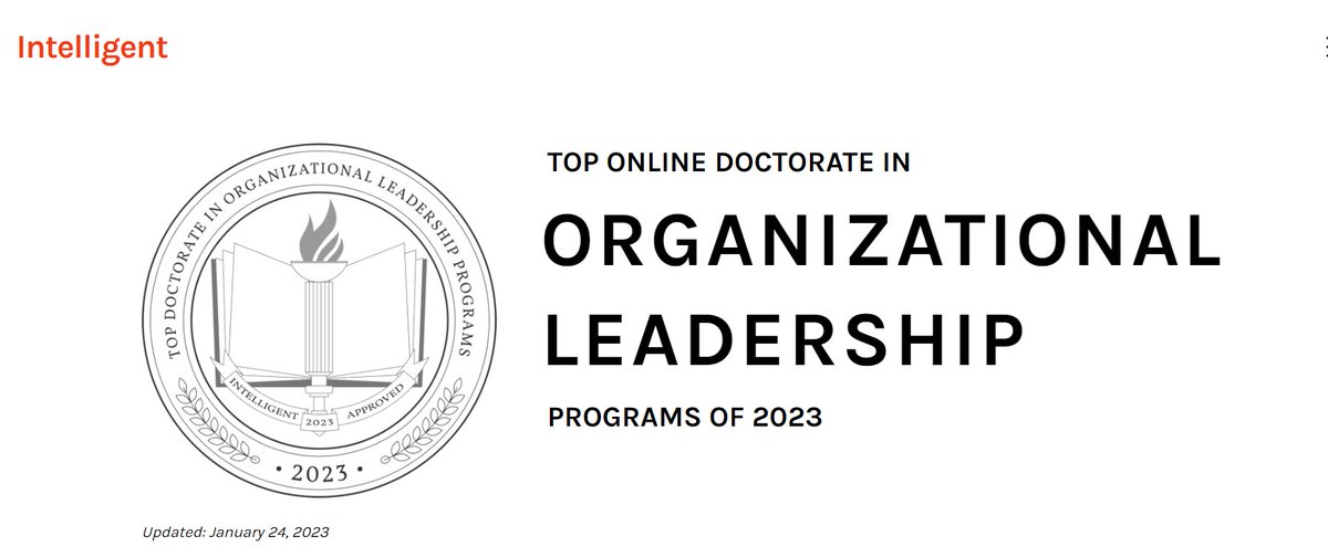 HigherEd_DrNate's tweet photo. University of the Cumberlands recognized for Top Online Doctorate in Organizational Leadership Programs | #LeadershipInAction
https://t.co/lkeqi53btt https://t.co/uf2p4vnSTN