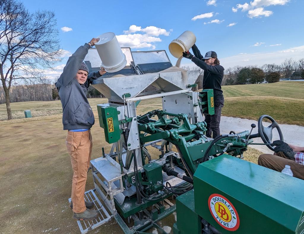 Doug Linde (@delvalturf) on Twitter photo Students learning about the drill & fill process on putting greens <a href="/GolfLookaway/">Lookaway Golf Club</a> <a href="/DoubleD_Turf/">Double 'D' Turf, LLC</a> Students learning about the drill & fill process on putting greens <a href="/GolfLookaway/">Lookaway Golf Club</a> <a href="/DoubleD_Turf/">Double 'D' Turf, LLC</a>