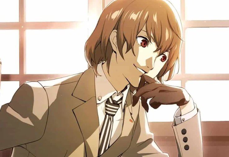 the mlm of the day is Goro Akechi (he/him) from Persona 5!! (headcanon)