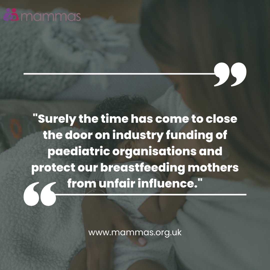 LeicesterMammas's tweet photo. Just four days after Tony Waterson and Charlotte Wright wrote this  on 9th February for the Lancet.  the Royal College of Paediatrics and Child Health (UK) announced that they will stop accepting sponsorship from manufacturers of breast milk substitutes.

@thelancet @RCPCH https://t.co/AlFuXnNNpT