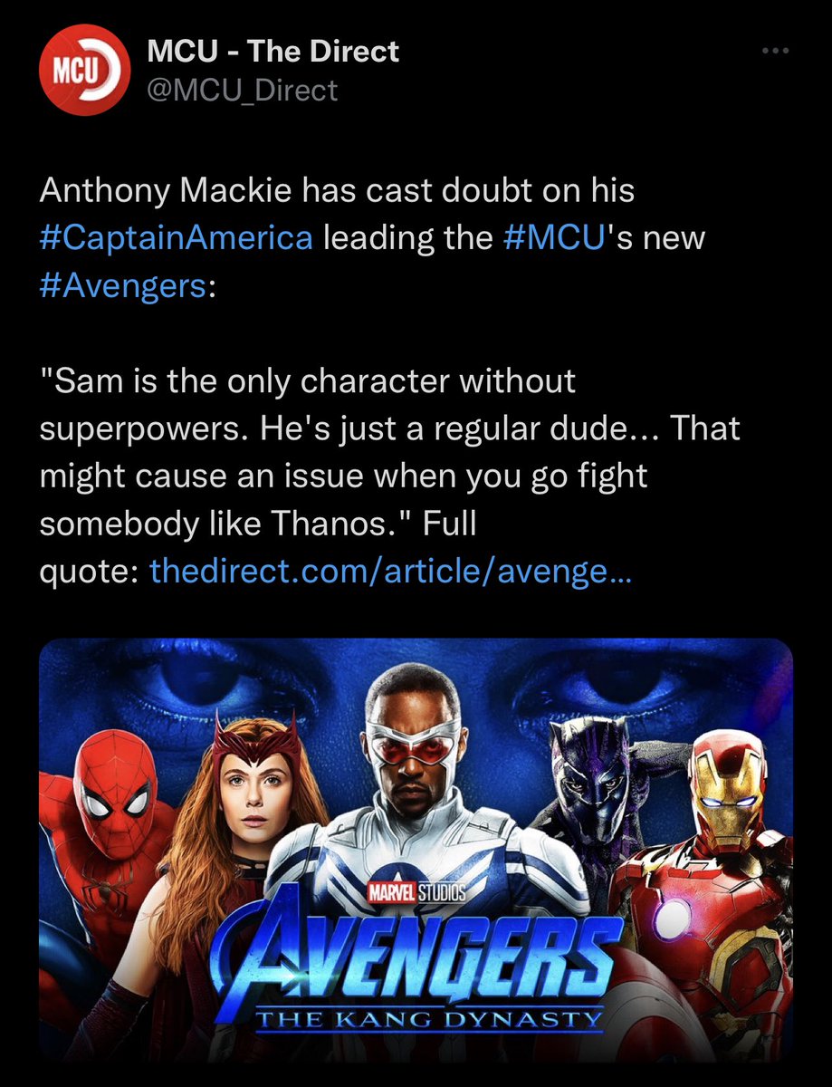 that’s what makes him so special and why he should lead the avengers. 

no superpowers. no super soldier serum. just a man who’s trying to do the right thing and won’t stop fighting to protect people, no matter how big the threat is.