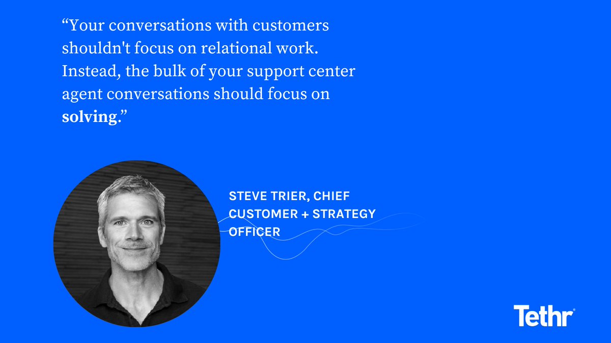 Tethr_io's tweet photo. Your agents shouldn’t apologize when things go wrong for customers. So what SHOULD they do? Our Chief Customer and Strategy Officer Steve Trier breaks it down into 3 key guiding principles. Read his take here: https://t.co/hURNnZ0Fwb https://t.co/7cEzTMu3f5