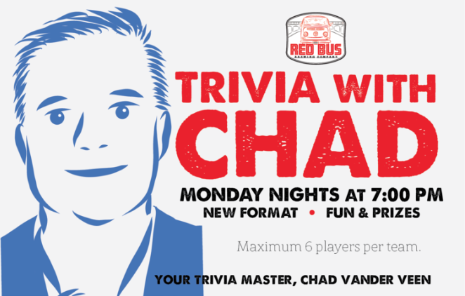 RedBusBrew's tweet photo. Happening tonight . . . Trivia With Chad and Engine 41 Pizza. Come hungry. Come thirsty. Come ready to play. ๐๐บโ๏ธ #FolsomTrivia #OldFolsomBrewery #RedBusBrewing https://t.co/LWvmbaQ5uU