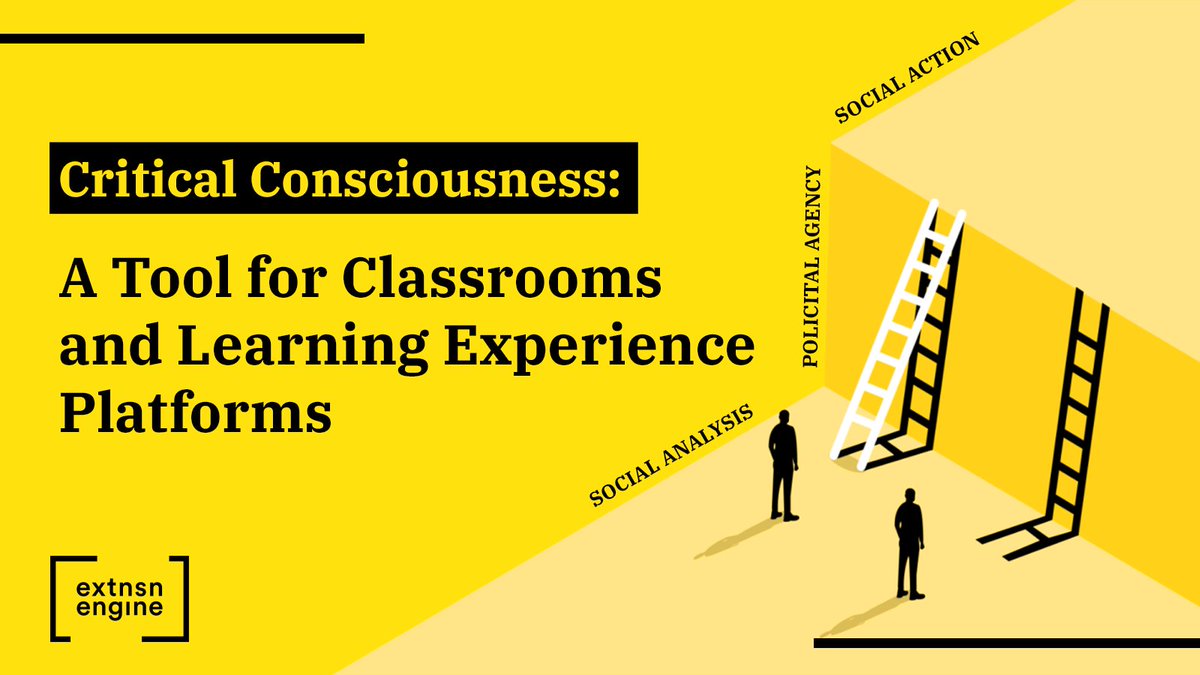 ExtensionEngine's tweet image. Because #Extensionengine designs #learningexperience platforms for a variety of learners, an understanding of critical consciousness is helpful in our work. It can inform everything from the construction of a platform to the terminology we use within it.

blog.extensionengine.com/critical-consc…