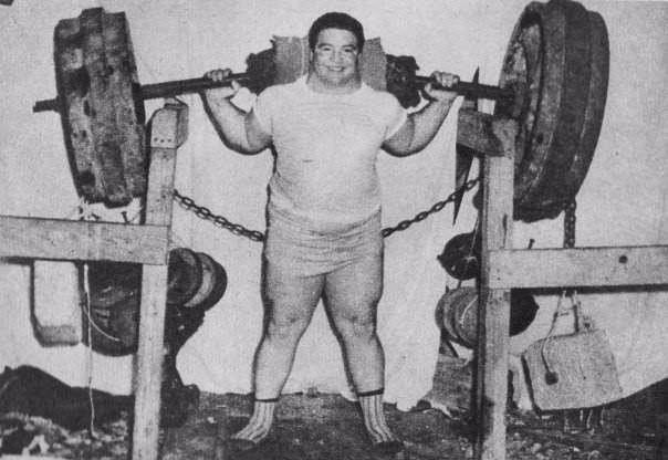 Paul Anderson lifts 2840 kg from the racks. The heaviest weight ever lifted by a man, 1957, Toccoa, USA.💪💪#rtitbot