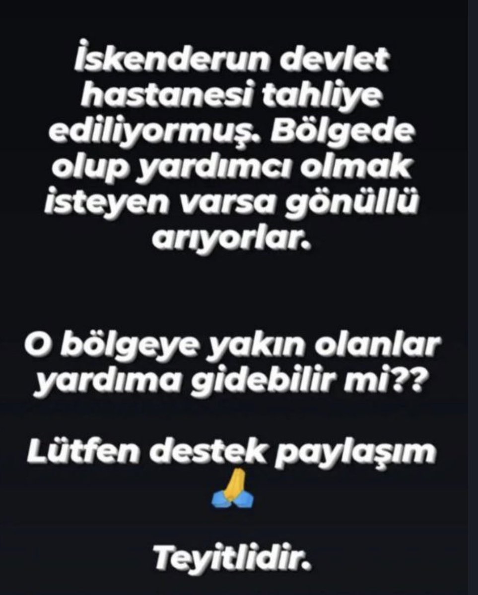 velbayelve's tweet photo. #AFAD #ahbab #SONDAKIKA #iskenderundeprem #iskenderundevlethastanesi #turkeyearthquake2023 https://t.co/yQGJx4p7Uf