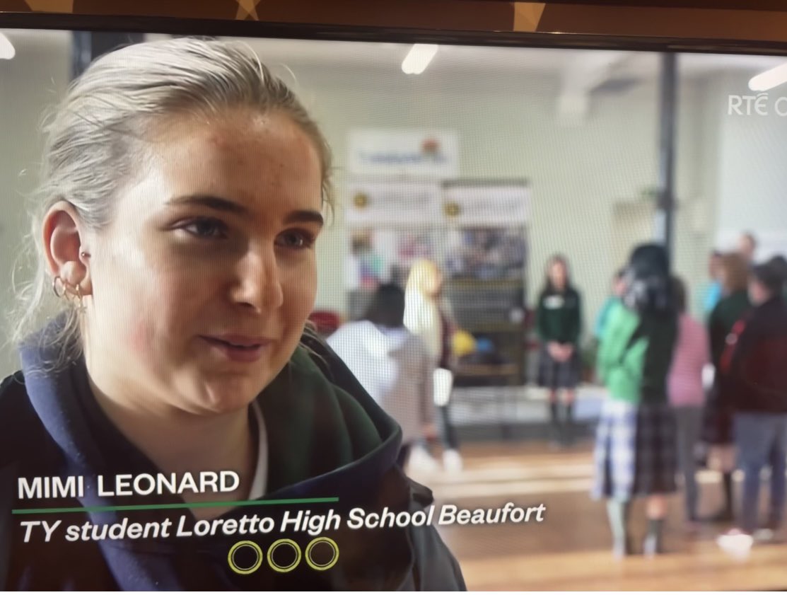 Viv_Gleeson's tweet photo. Congratulations @MiriammSpollen and all participants, TY students, and facilitators @Connections_CAC 👏What a team! Really enjoyed Valerie Waters’ report for @RTENationwide. If you missed it, check out RTE1+ at 8pm or on @RTEplayer. 
#SocialInclusion #CAC23 #Artists https://t.co/jiQFvD6X0i