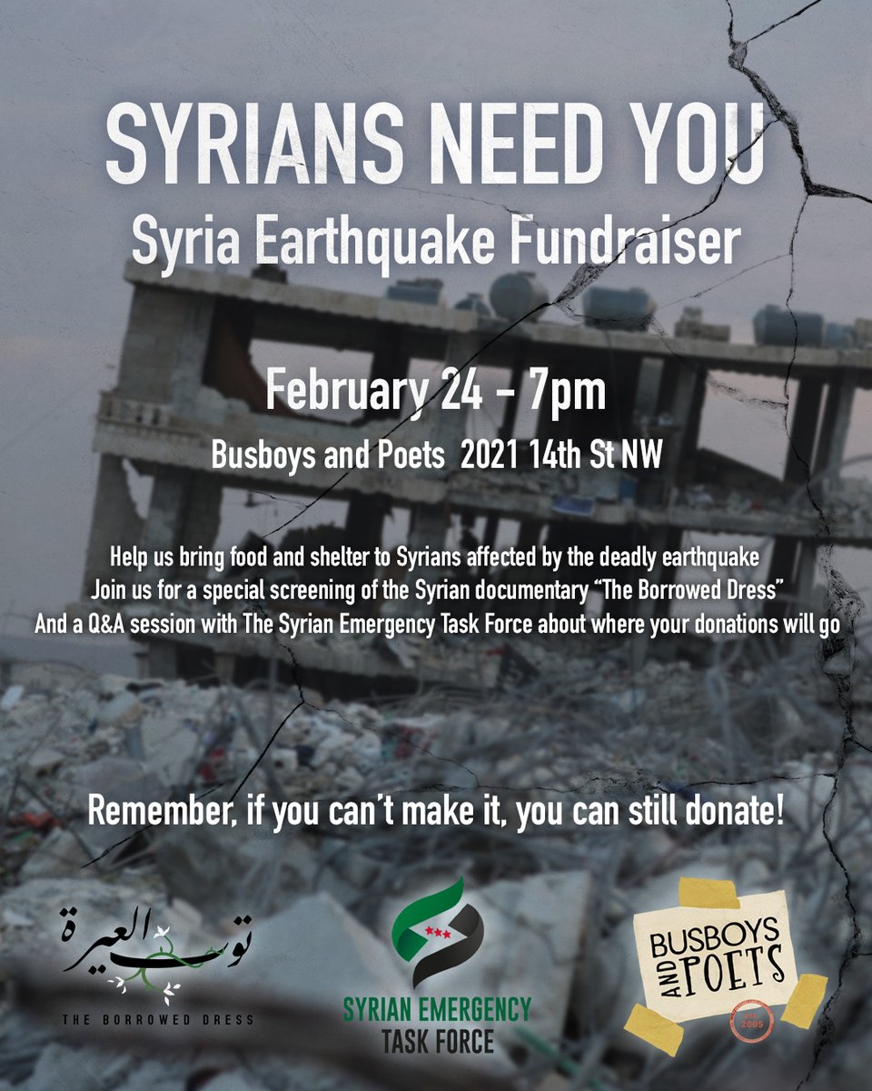 syrianetf's tweet photo. Join us in DC this Friday, February 24 - https://t.co/uApVKYQgMZ https://t.co/w8YDNVDaT8