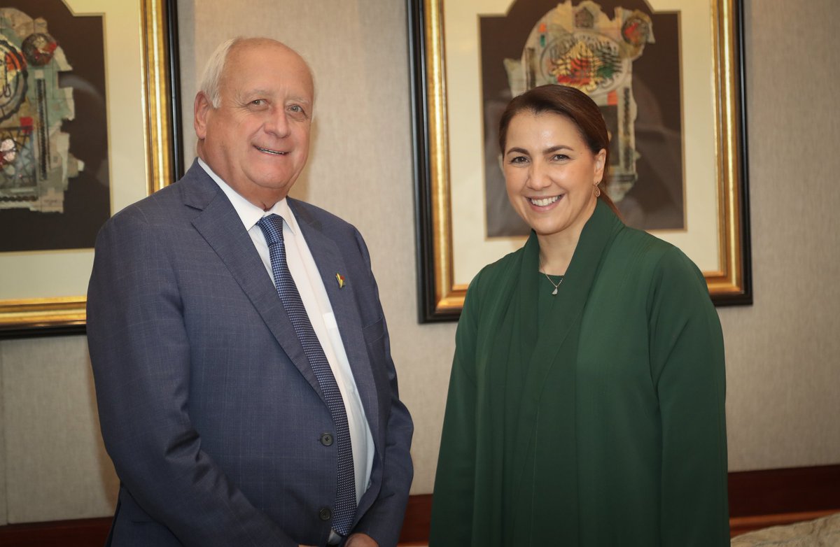 On the sidelines of <a href="/Gulfood/">Gulfood</a> , I met with Saskatchewan's Minister of Agriculture, HE Honourable <a href="/DavidMaritSK/">David Marit</a>, where we discussed collaboration opportunities in the #Agriculture and #Agtech sectors