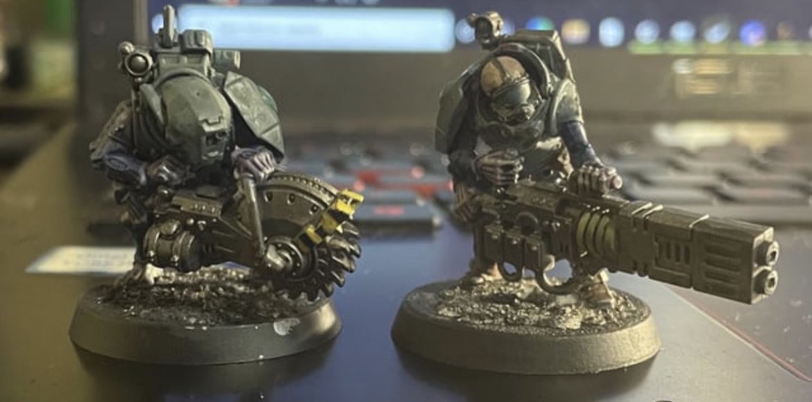 ShrimpSickness's tweet photo. Old kitbashes I’ve been meaning to get back to 

#warhamemrcommunity https://t.co/iQtCqT8cvB