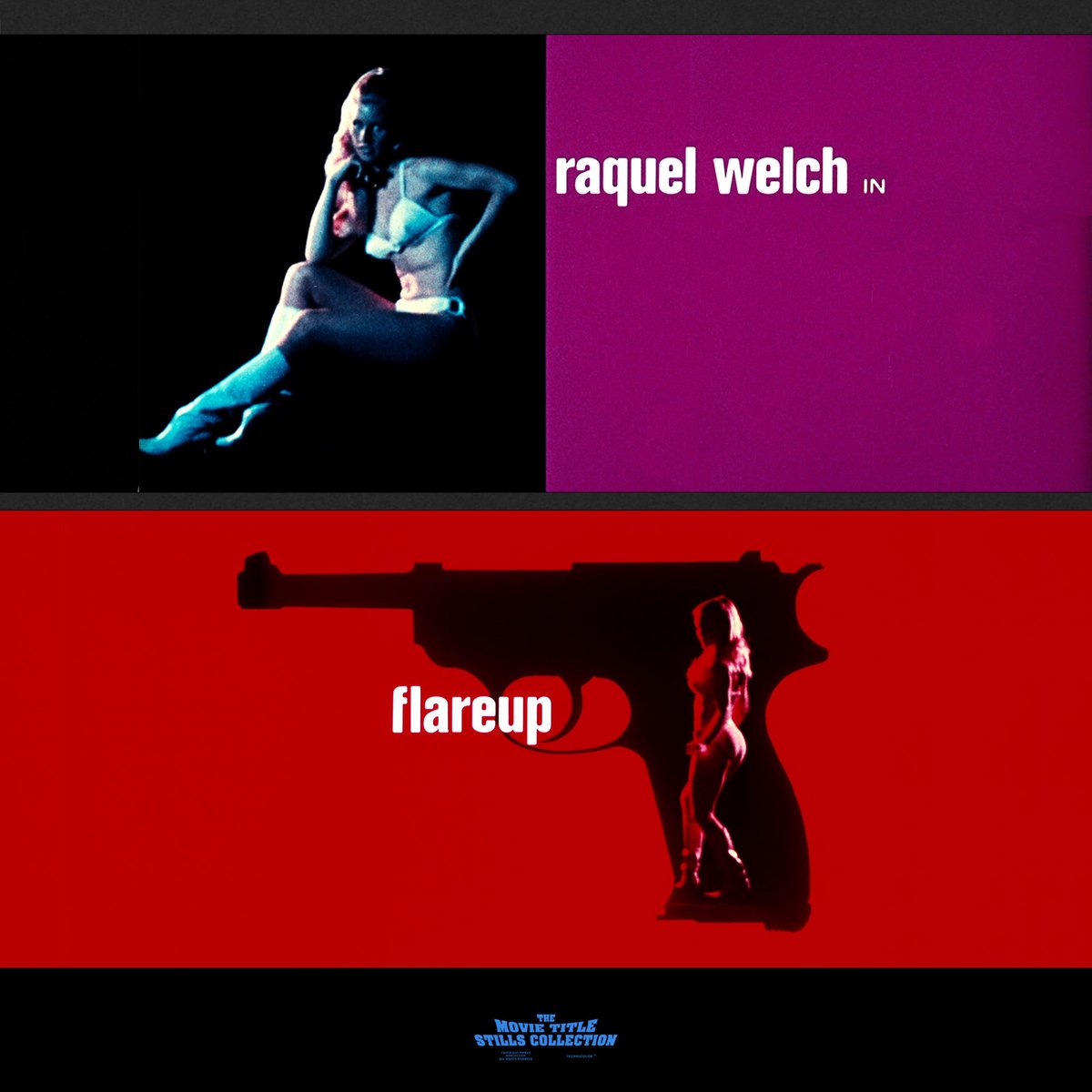 Raquel Welch (1940 – 2023)

FLAREUP (1969) title sequence
annyas.com/screenshots/up… #TitleSequence #RaquelWelch 

Title design: Don Record

Directed by: James Neilson 
Starring: Raquel Welch, James Stacy, Luke Askew, Don Chastain, Ron Rifkin