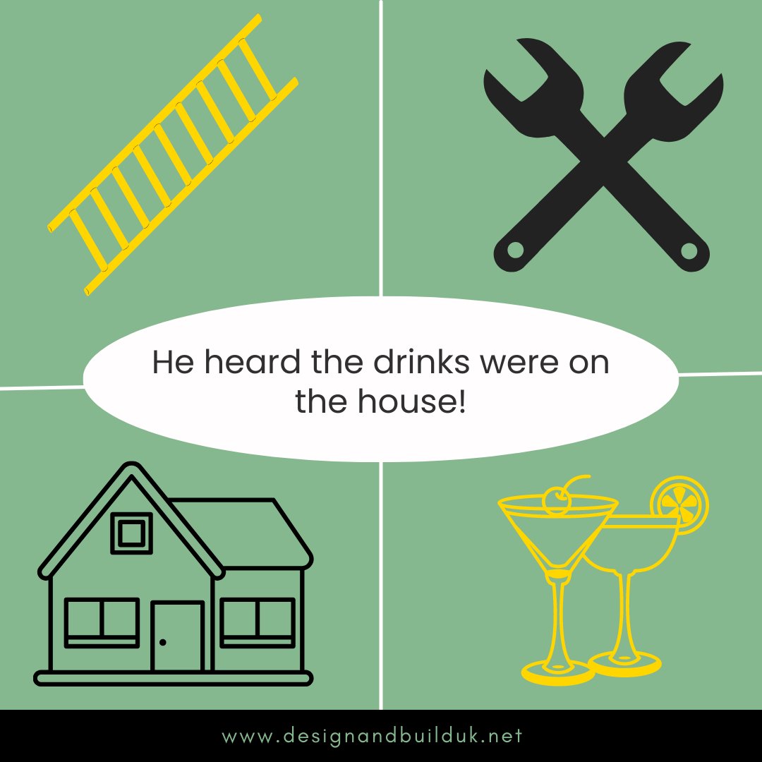 designandbuild4's tweet photo. Why did the construction worker bring a ladder to the bar?

Swipe to see why! 

#constructionjokes #jokes #constructioncomedy #magazine #subscription #designandbuild #awards https://t.co/PXM7nFntlA