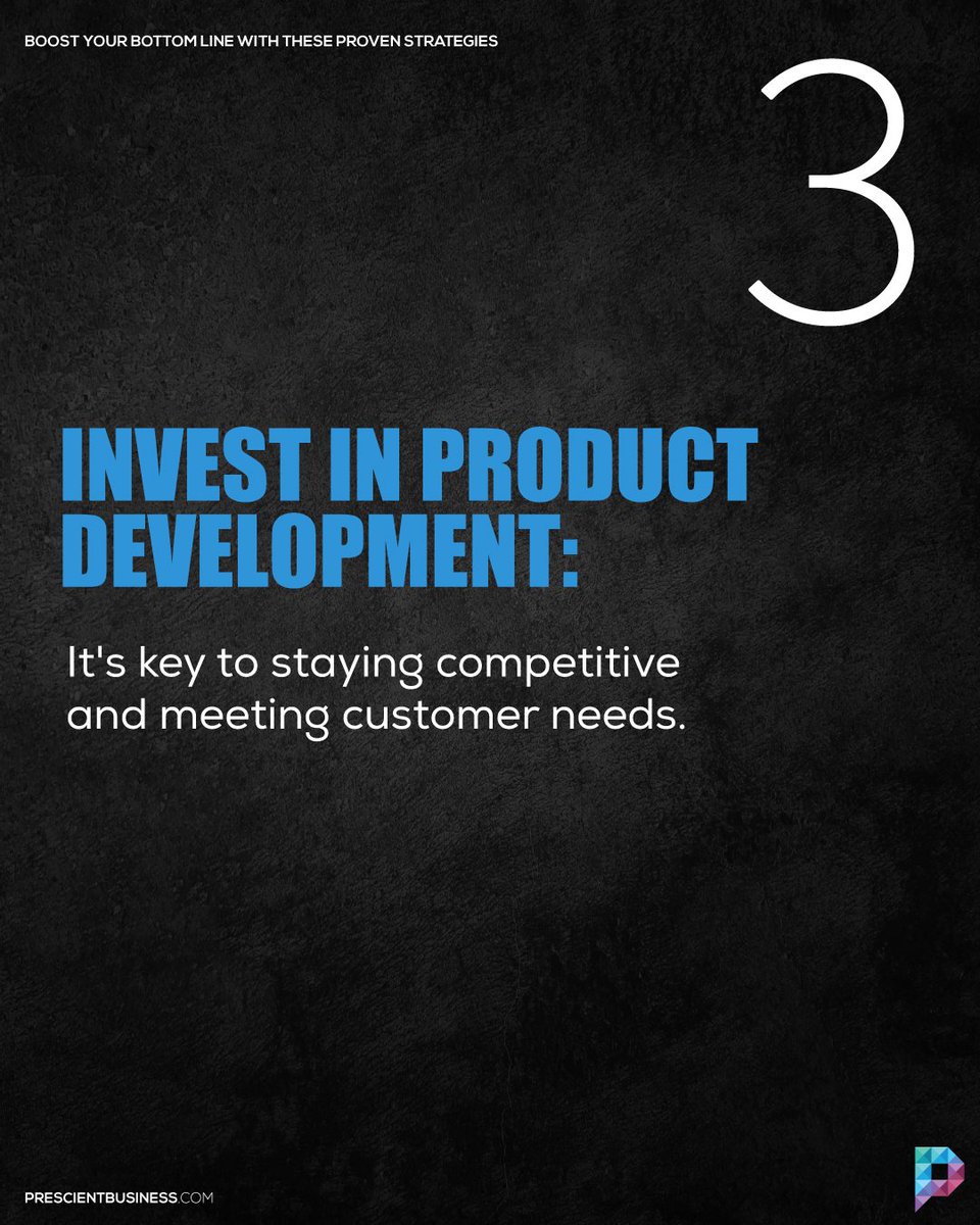 HelloPrescient's tweet photo. There are various ways to increase your business’s profits. Explore our top tips for boosting your bottom line.
#PrescientBusiness #ConsultancyManagement #BusinessProfits #BusinessGrowth #BusinessSuccess #CustomerSatisfaction #ProductDevelopment #BusinessSuccess #ProfitBoosting https://t.co/YBXKHMKZJY