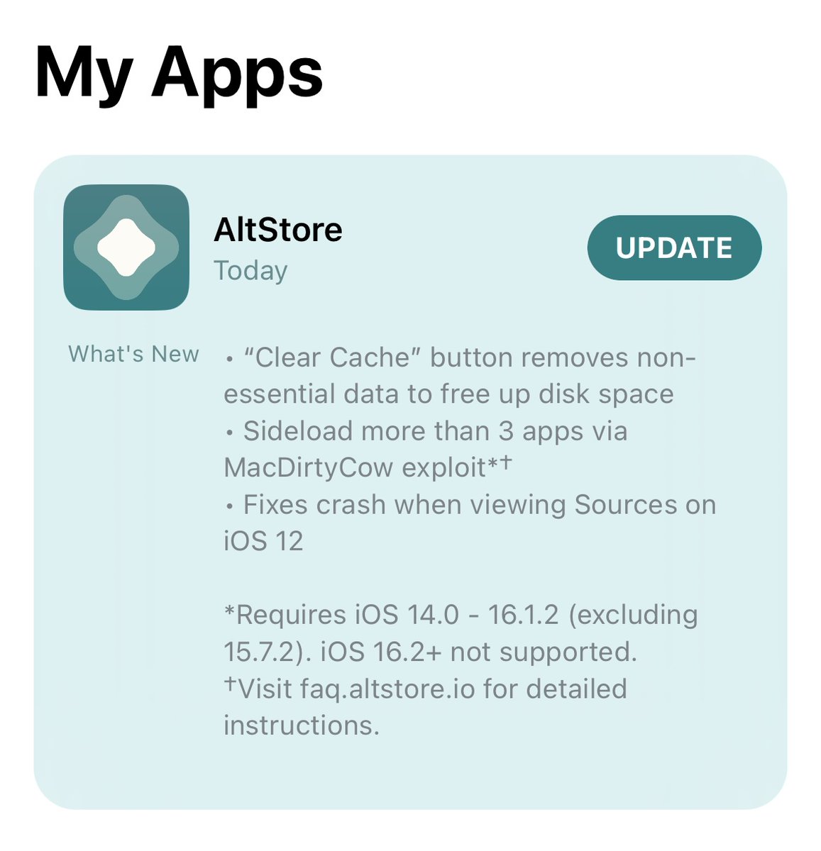 AltStore.io tweet media