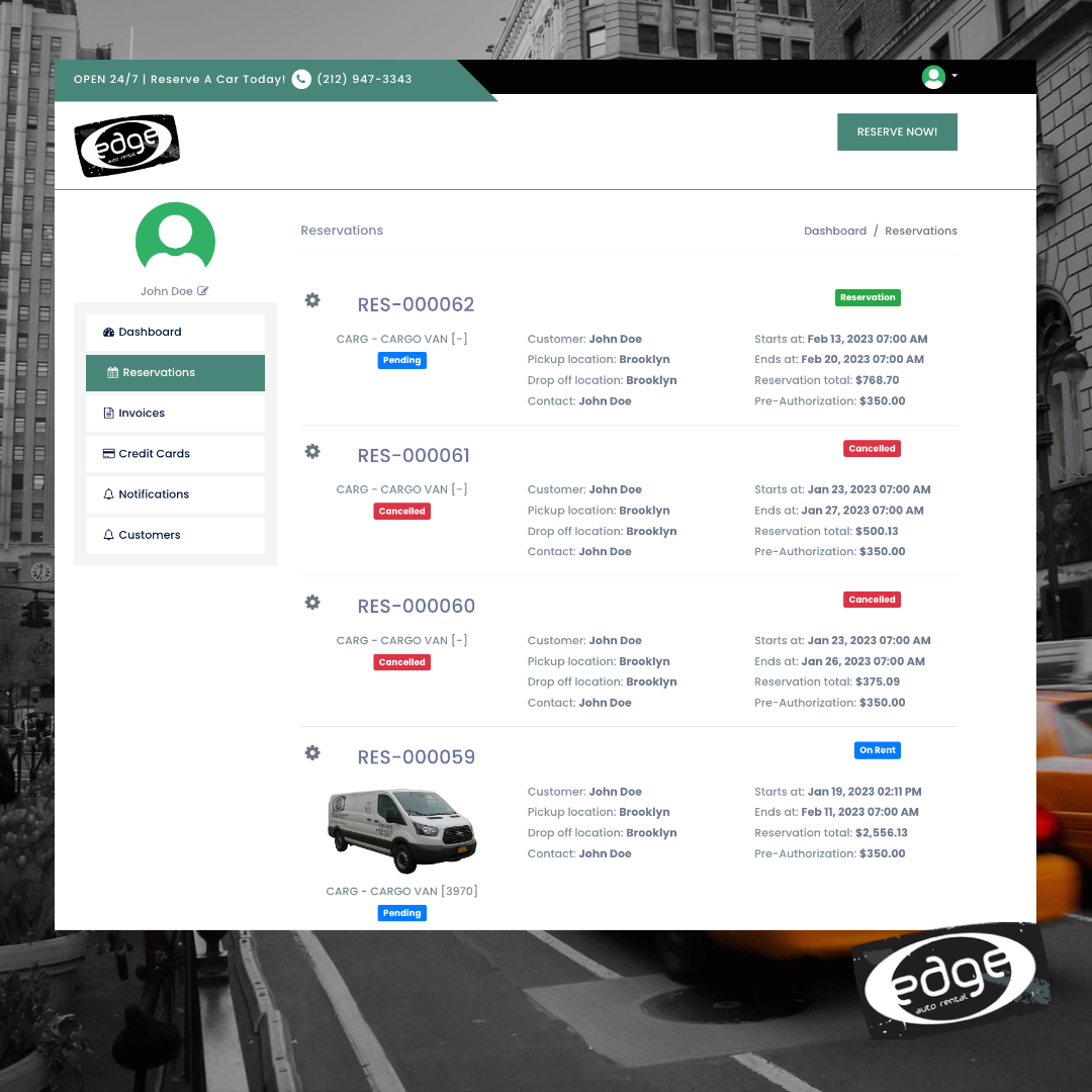 We’re making it easier than ever to rent a vehicle from Edge! Soon, Edge Auto Rental will launch new tools that are 100% customer-focused, and we think you'll love them! We are committed to supporting your next production or project with a more streamlined rental process.