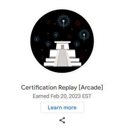 rockstarabhipy's tweet photo. Excited to share the latest #GoogleCloudBadge I've earned on #GoogleCloudSkillsBoost #QwiklabsArcade #GCPPartnerLabs #GoogleCloud #CloudSkillsBoost
Thank you @qwiklabs @googlecloud @GoogleCloud_IN @GoogleCloud_DE https://t.co/xIwRQajj5Y