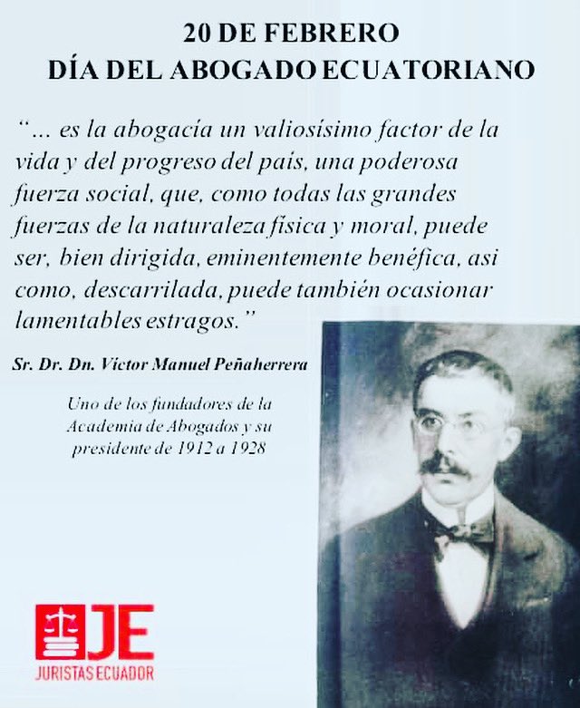 📚⚖️🇪🇨 Juristas Ecuador saluda a las y los profesionales del derecho en su día conmemorativo, les invitamos a visitar nuestra página web en donde encontrarán herramientas de utilidad práctica para el ejercicio de la profesión: 

👩‍💻🔗 juristasecuador.com