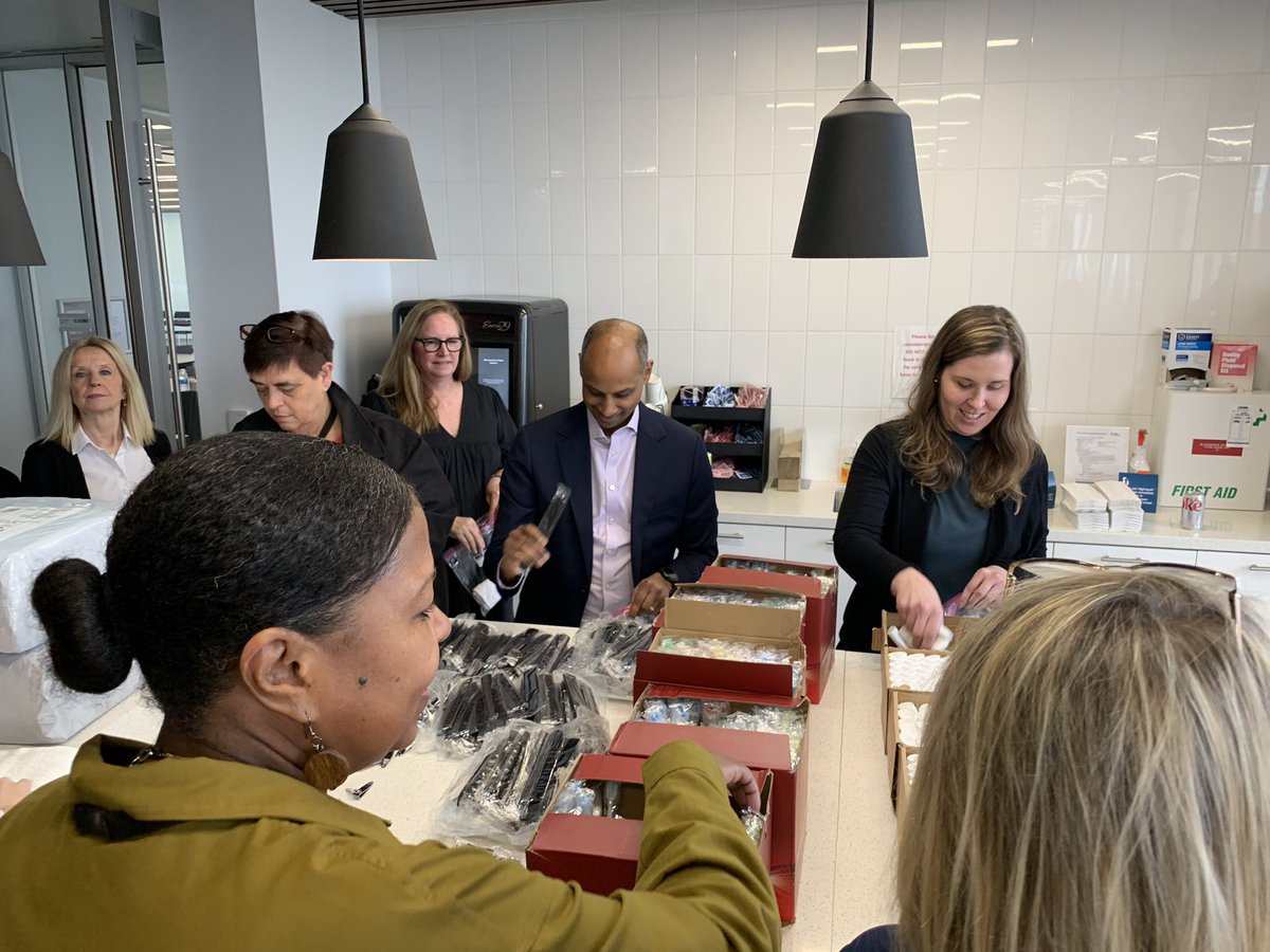 DukeEnergyNC's tweet photo. I was thrilled to be with Raleigh teammates today to kick off 2023 volunteerism! We assembled over 500 hospitality packages and heard from @OakCityCares about how they are improving the lives of individuals facing housing insecurity in Wake County. #WeAreDE https://t.co/u9kTZ3Ru9b