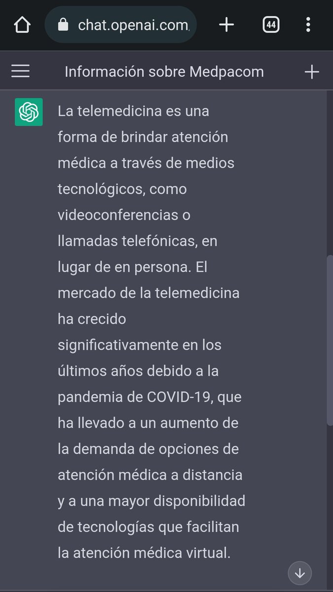 medpacom's tweet photo. La AI sabe de nosotros, muy pronto vas a poder invertir en la mejor plataforma de comunicación profesional médico - paciente y ser socio del próximo unicornio latinoamericano. 
#Medpacom #AI https://t.co/x2qCVRlJN3