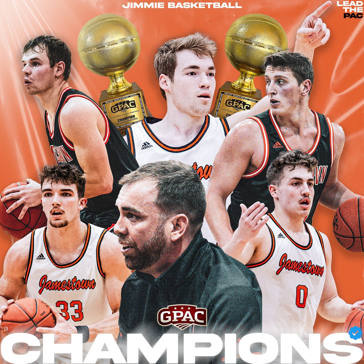 𝙄𝘾𝙔𝙈𝙄: For the first time since joining the <a href="/GPACSports/">Great Plains Athletic Conference</a>, we clinched the regular season championship and the top seed in the conference tournament.

Postseason starts Wednesday!

#JimmiePride | #LeadThePac