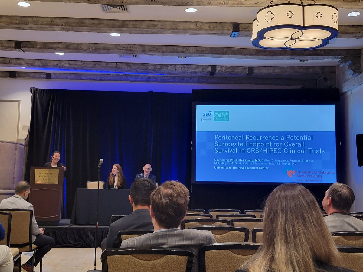 Joshua Mammen MD PhD (@joshuamammen) on Twitter photo .<a href="/UNMCSurgery/">University of Nebraska General Surgery Residency</a> resident Dr. Michelle Zhang (mentored by Dr. Jason Foster) proposes using peritoneal recurrence as the ideal surrogate endpoint for peritoneal surface disease to allow for timely clinical trial accrual #act2023 <a href="/SocSurgOnc/">Society of Surgical Oncology</a> <a href="/NebraskaMed/">Nebraska Medicine</a> <a href="/unmc/">University of Nebraska Medical Center</a> .<a href="/UNMCSurgery/">University of Nebraska General Surgery Residency</a> resident Dr. Michelle Zhang (mentored by Dr. Jason Foster) proposes using peritoneal recurrence as the ideal surrogate endpoint for peritoneal surface disease to allow for timely clinical trial accrual #act2023 <a href="/SocSurgOnc/">Society of Surgical Oncology</a> <a href="/NebraskaMed/">Nebraska Medicine</a> <a href="/unmc/">University of Nebraska Medical Center</a>