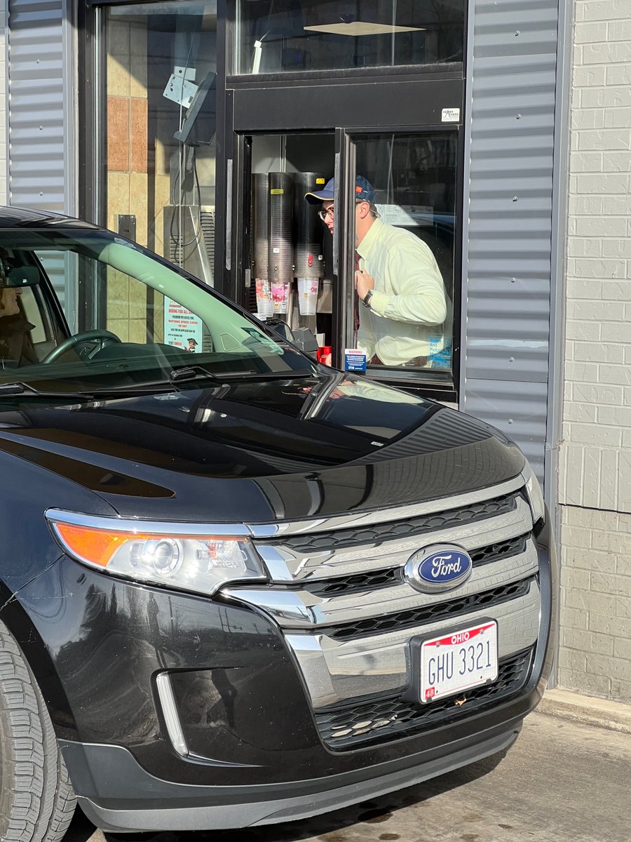13abc's tweet photo. Did you catch @EthanKWatts at McDonald's this morning?! 13abc covered some of the meals for customers at the Holland-Sylvania location today 
https://t.co/tFQu7Oayts https://t.co/MS38EignAE