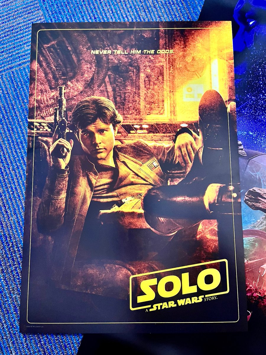 one SOLO winner will receive this prize pack if we hit 550K followers by this Friday 2/24, 12pm EST. Must FOLLOW & RETWEET to enter. 😎 - 'Solo' mini poster - 'Ant-Man and The Wasp: Quantumania' poster - #1 DAD hat - 'Avenger: Infinity War' Moviebill - $40 Regal gift card