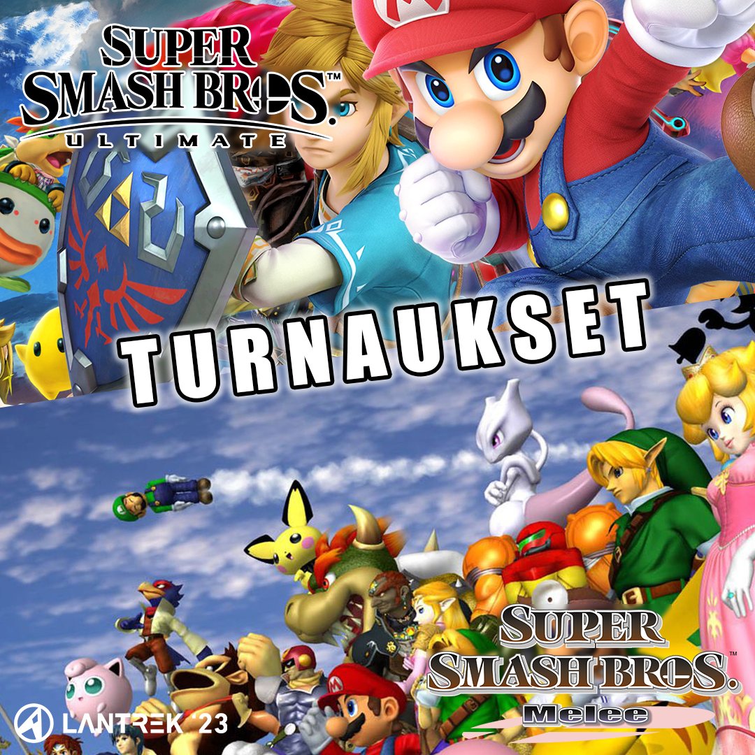 LanTrekRy's tweet photo. Lantrek 2023 Super Smash Bros. turnaukset ovat täällä! 
@smashfinland järjestää yhteistyössä Lantrekin kanssa turnaukset Ultimatelle sekä Meleelle!
Rekisteröityminen: https://t.co/tueuRqAG7a
#lantrek #supersmashbros #supersmashbrosultimate #supersmashbrosmelee #esportsfi https://t.co/RQr7LiWpYv