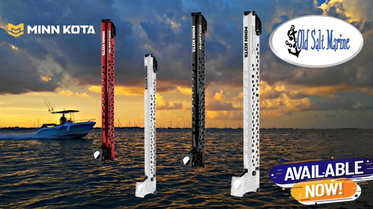 Aᴠᴀɪʟᴀʙʟᴇ Nᴏᴡ the Minn Kota Raptor at Old Salt Marine 
We have 8ft and 10ft in White, Silver, and Black in stock.
Come get yours today!

#oldsaltmarine #minnkotaraptor #boatinglifestyle #familybusiness #palmettoflorida #fishinglife