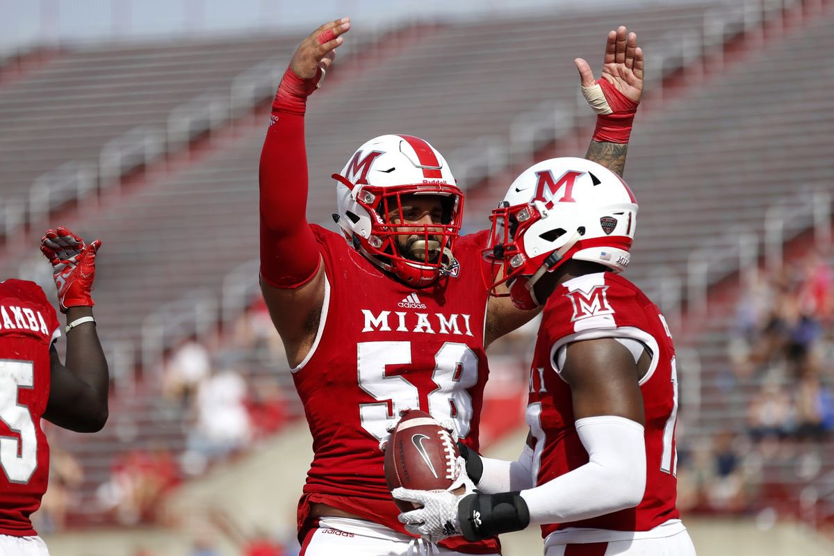 After a Great Conversation with <a href="/CoachBrechin/">Bill Brechin</a> I am blessed to receive an offer from Miami OH! <a href="/CoachBryanLamar/">Bryan Lamar</a> <a href="/BCWright52/">Coach Wright M.Ed</a> <a href="/Qfalk/">Quincy Falker - Coach Q</a> <a href="/CoachM_Gray/">Michael Gray</a> <a href="/RecruitGeorgia/">Recruit Georgia</a> @On3Recruits @Mansell247 <a href="/JeremyO_Johnson/">Jeremy Johnson</a> <a href="/ChadSimmons_/">ChadSimmons</a>