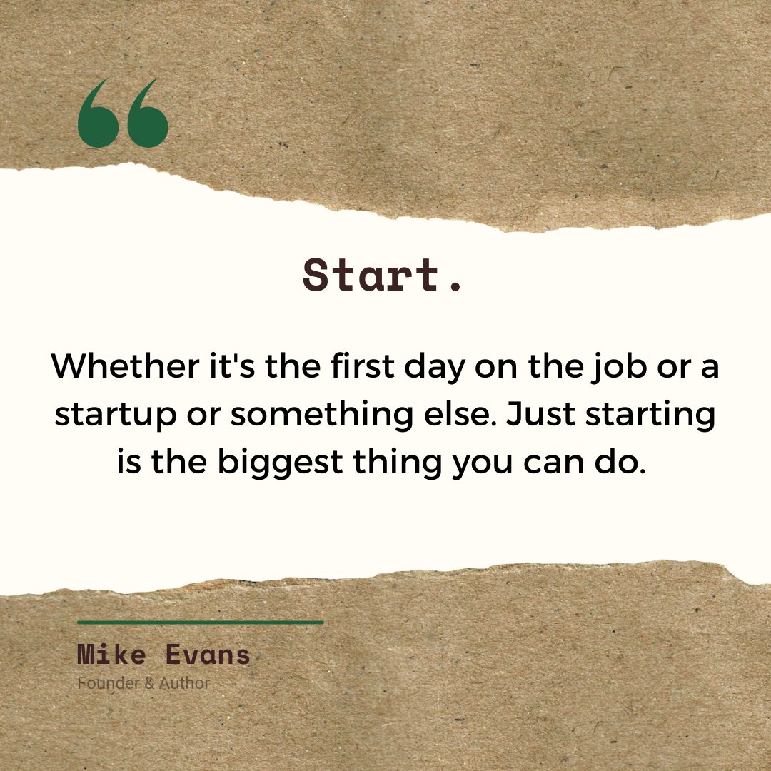 m_evans's tweet photo. The best piece of career advice I’ve ever received.
#careeradvice #startups #entreprenuer #personalvision https://t.co/wF1pq7DFav