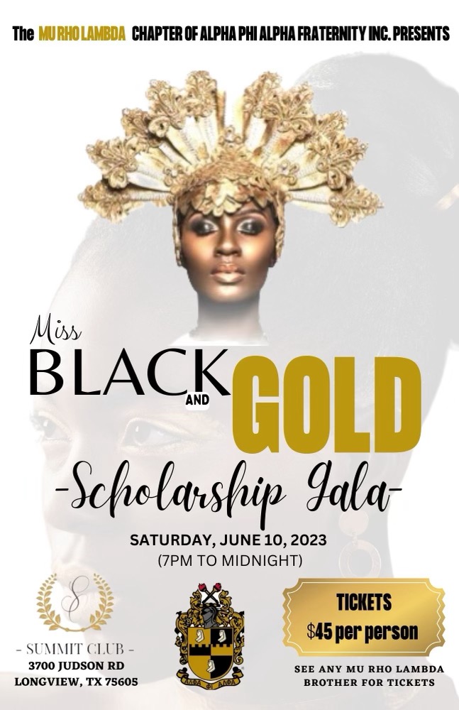 MuRhoLambda's tweet image. ANNOUNCEMENT!!!

Mu Rho Lambda chapters very own Miss Black and Gold Scholarship Gala is back! Message for details!