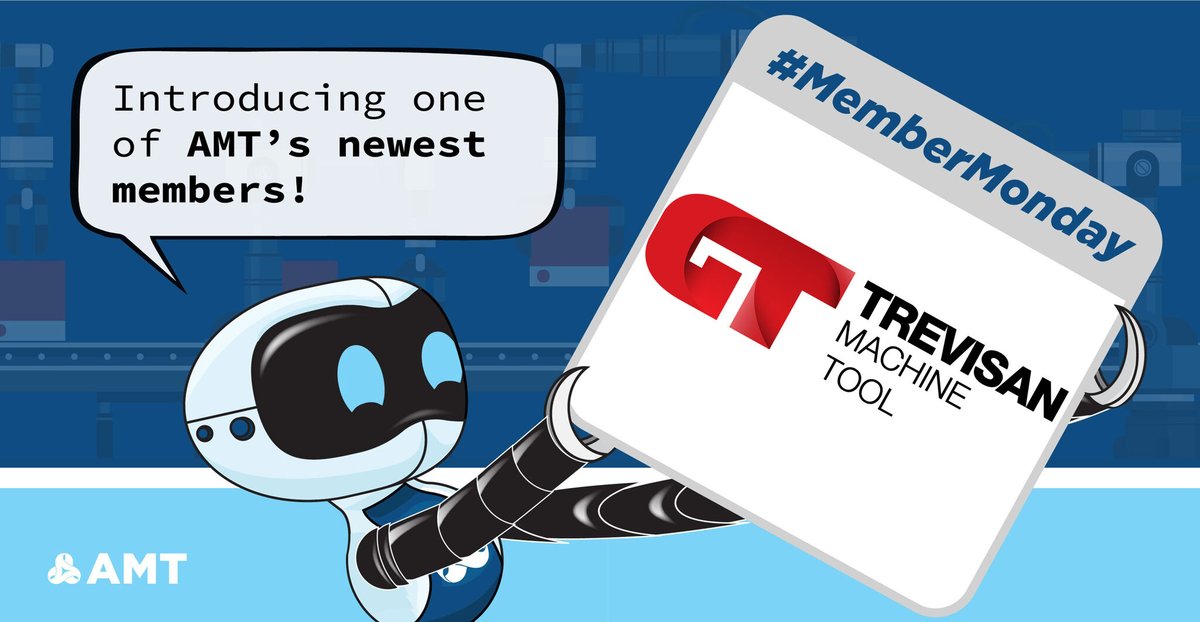 amtonline's tweet image. Let's welcome Trevisan Machine Tool on this #membermonday as a new member of AMT! For 50+ years, they have been in the machine tool business, offering Integrated U-Axis contour head #Machining Centers with a range of #engineered solutions. Welcome, Trevisan Machine Tool!