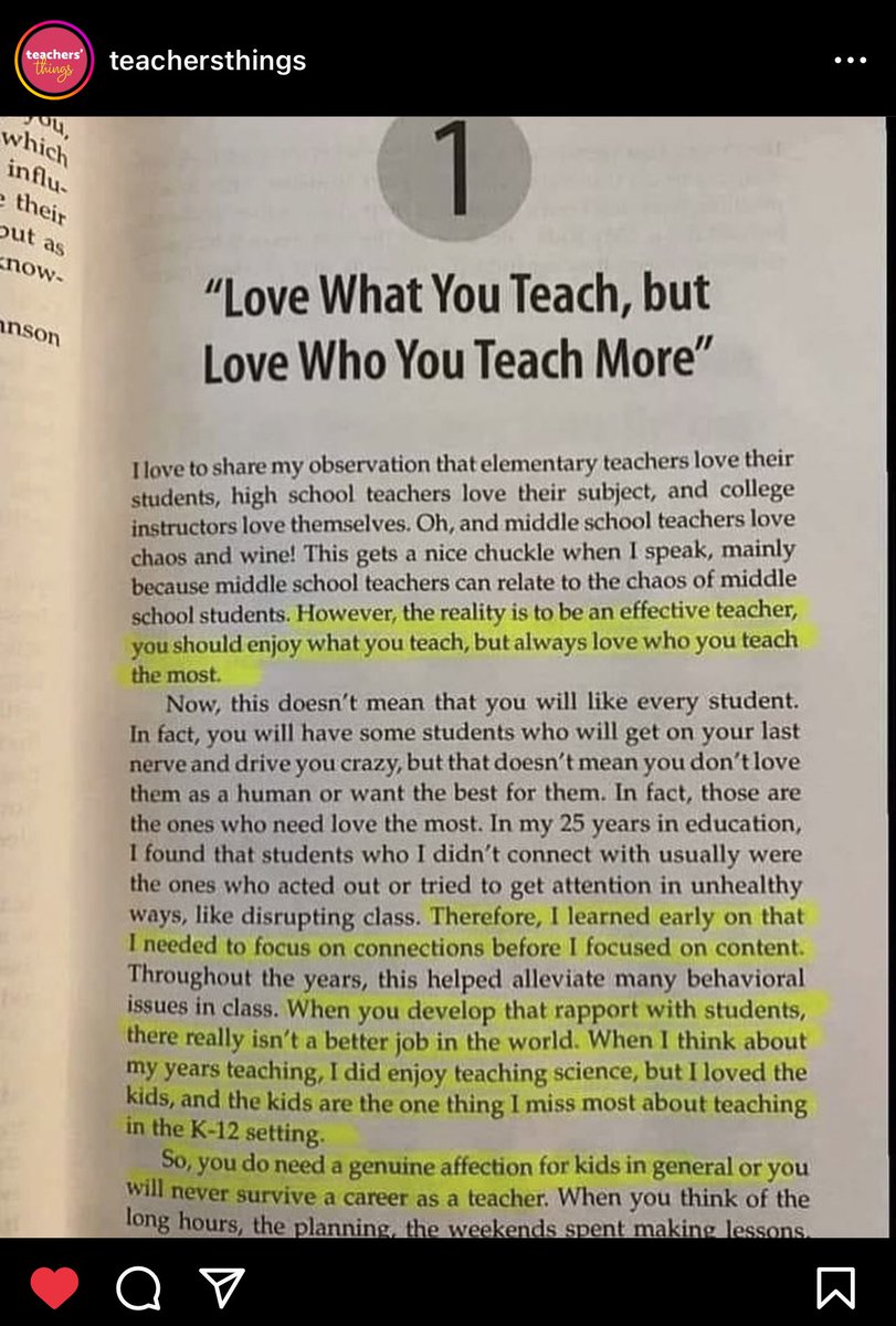 Connection, rapport, engagement. 
<a href="/DrBradJohnson/">𝐁𝐫𝐚𝐝 𝐉𝐨𝐡𝐧𝐬𝐨𝐧</a>