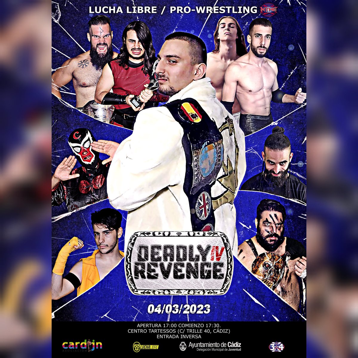 🚨🚨 SHOW 🚨🚨
🔥 DEADLY REVENGE 🔥

Volvemos para el mes de marzo con Deadly Revenge y esta vez no lo haremos solos por qué estará con nosotros el recién proclamado campeón europeo de la AIWF Iker "el cazador"

📆 El 4 de Marzo.
🕕 A las 17:00 de la tarde
🎟️ Entrada Inversa