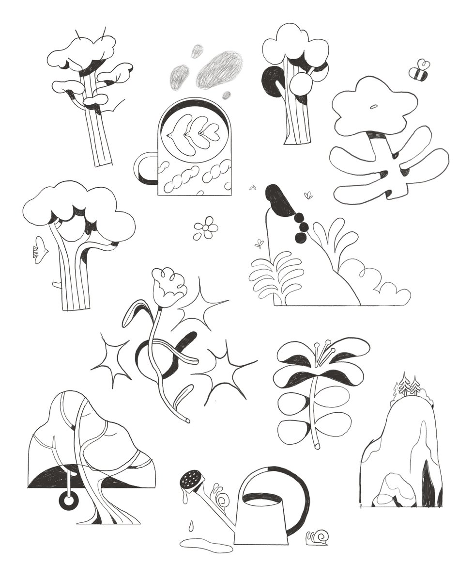  some weird little drawings i made this week this is exposur lydia