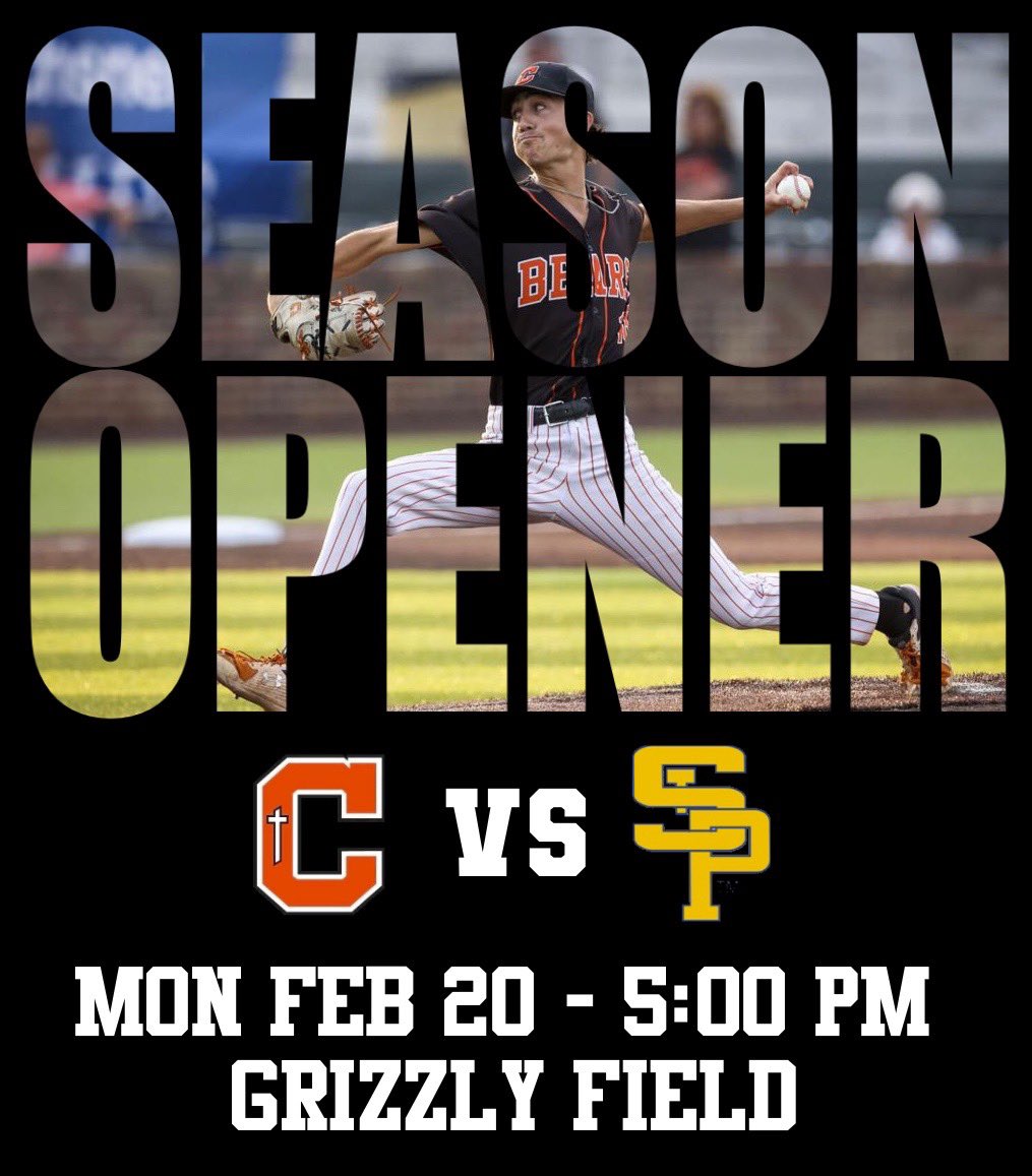 Harris Waghalter will toe the rubber in the Bears season opener vs St Paul’s tonight at 5pm! @BEAR_Nation2022